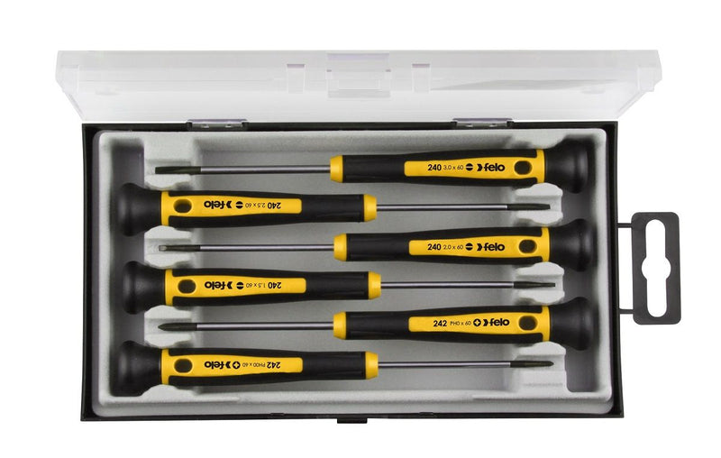 Zestaw 6 wkrętaków precyzyjnych Torx i Hex | 24896166