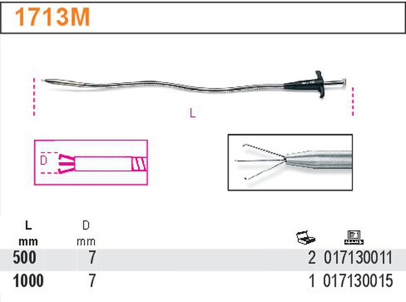 Chwytak mechaniczny giętki 500mm | 1713M/500 - Centrum Techniczne Gałązka