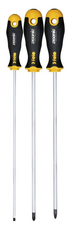 Zestaw 3 wkrętaków z rękojeścią ERGONIC | 40093114