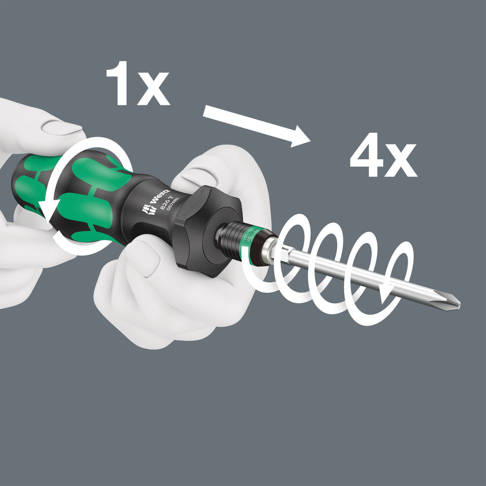 826 T Rękojeść do bitów Kraftform Turbo z uchwytem szybkomocującym Rapidaptor 1/4"x146 | 05057480001 - Centrum Techniczne Gałązka