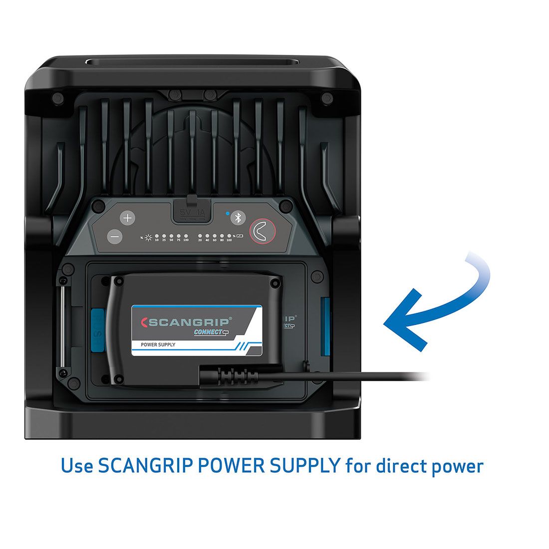 Sieciowe zasilanie lamp SCANGRIP CONNECT POWER SUPPLY do profesjonalnego oświetlenia | 03.6123C