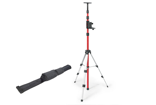 Statyw teleskopowy do niwelatorów 1/4" z podpórką, regulacja do 3,2 m do precyzyjnych pomiarów | KA886-58