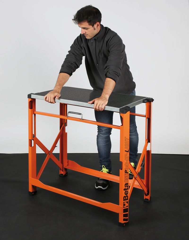 Stół roboczy składany lekki pomarańczowy | 5600/C56PL-O