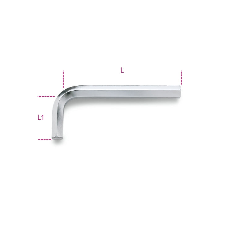 Zestaw kluczy trzpieniowych kątowych sześciokątnych w uchwycie 1,5-6mm 7szt. | 96/BGS7