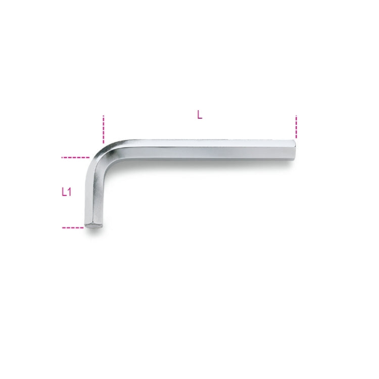 Klucz trzpieniowy kątowy chromowany 1.3mm | 96/1.3