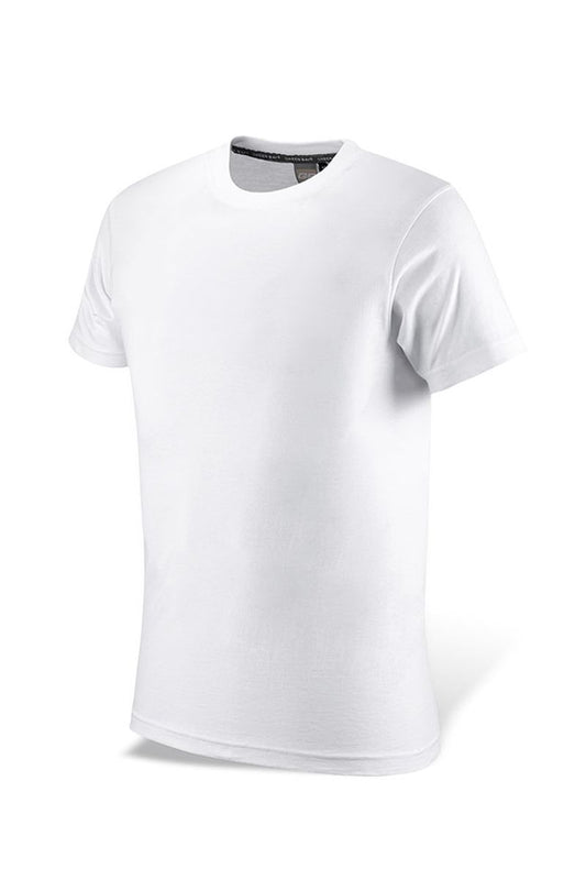 Koszulka T-shirt biała L bawełniana, klasyczna, wygodna model 145 | 471005/L