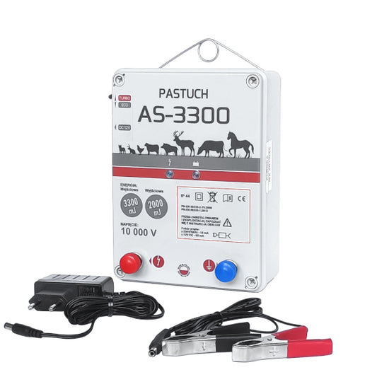 Elektryzator pastuch AS-3300 2J sieciowo-akumulatorowy 230V/12V | 101-010-019