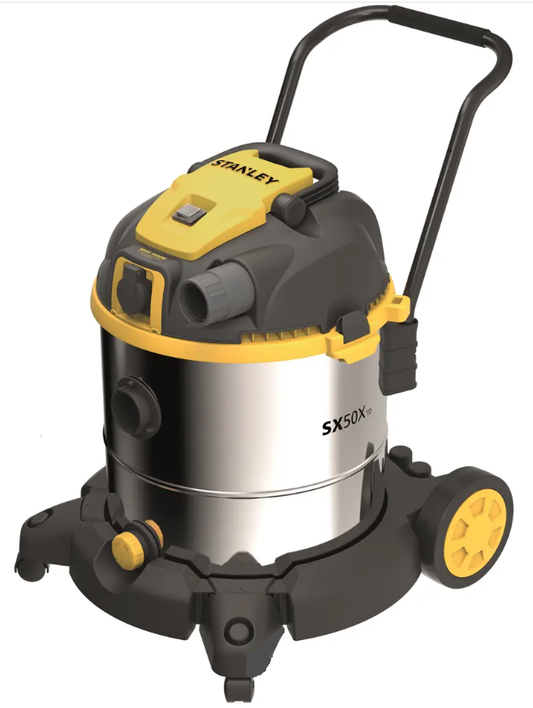Odkurzacz Wet&Dry 1600W 50 l (metalowy) – Mocny i trwały do zadań specjalnych w warsztacie i na budowie| AR-SXVC50XTDE