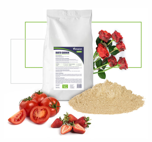 ZIEMIA OKRZEMKOWA DLA ROŚLIN NAWÓZ ŚLIMAKI MRÓWKI MSZYCE DIATOGARDEN 10kg | V50501