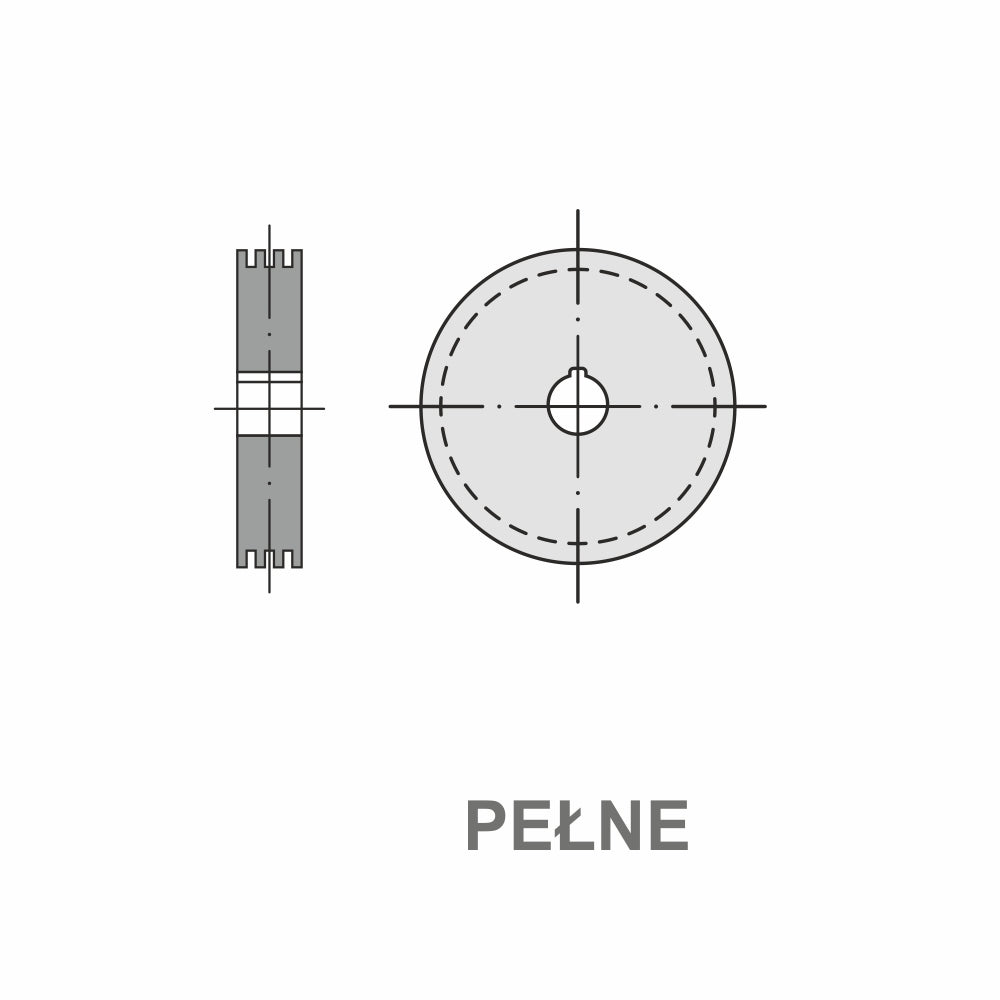 KOŁO PASOWE C/22 200/6 | TB SPC 200/6 - Centrum Techniczne Gałązka