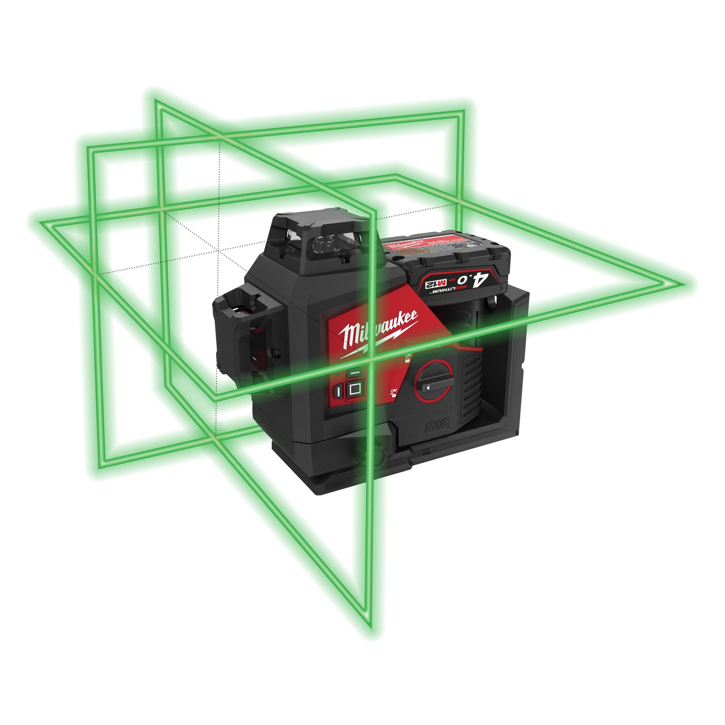 M123PL-401C Laser liniowy zielony 3-płaszczyzny 360° 1x4Ah + ładowarka | 4933478102 - Centrum Techniczne Gałązka