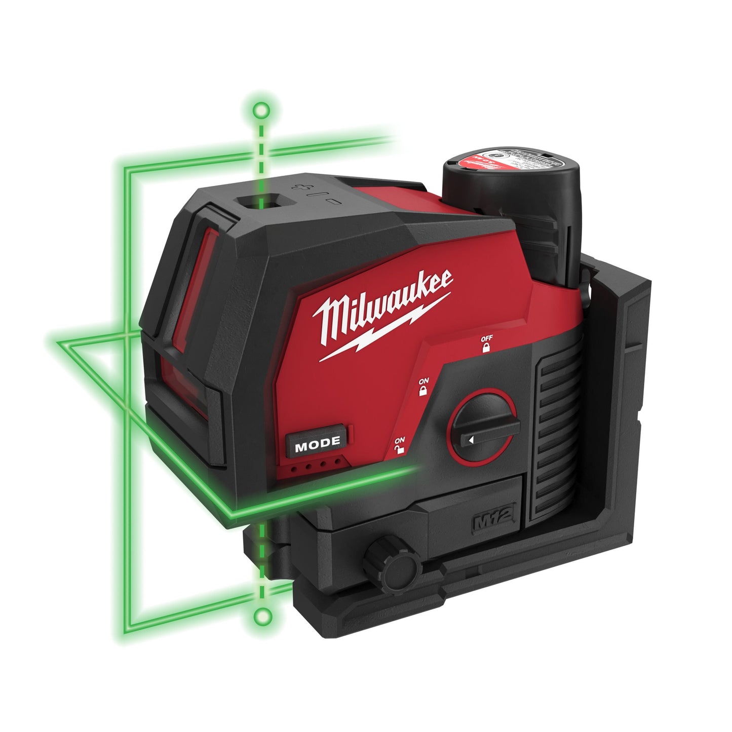 M12CLLP-0C Laser krzyżowy zielony liniowo-punktowy 12V bez akumulatora | 4933478101 - Centrum Techniczne Gałązka