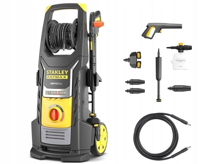 Myjka ciśnieniowa 2700W 160 bar 850 l/h, wydajna do czyszczenia tarasów, pojazdów i ogrodu | SXFPW27DTS-E