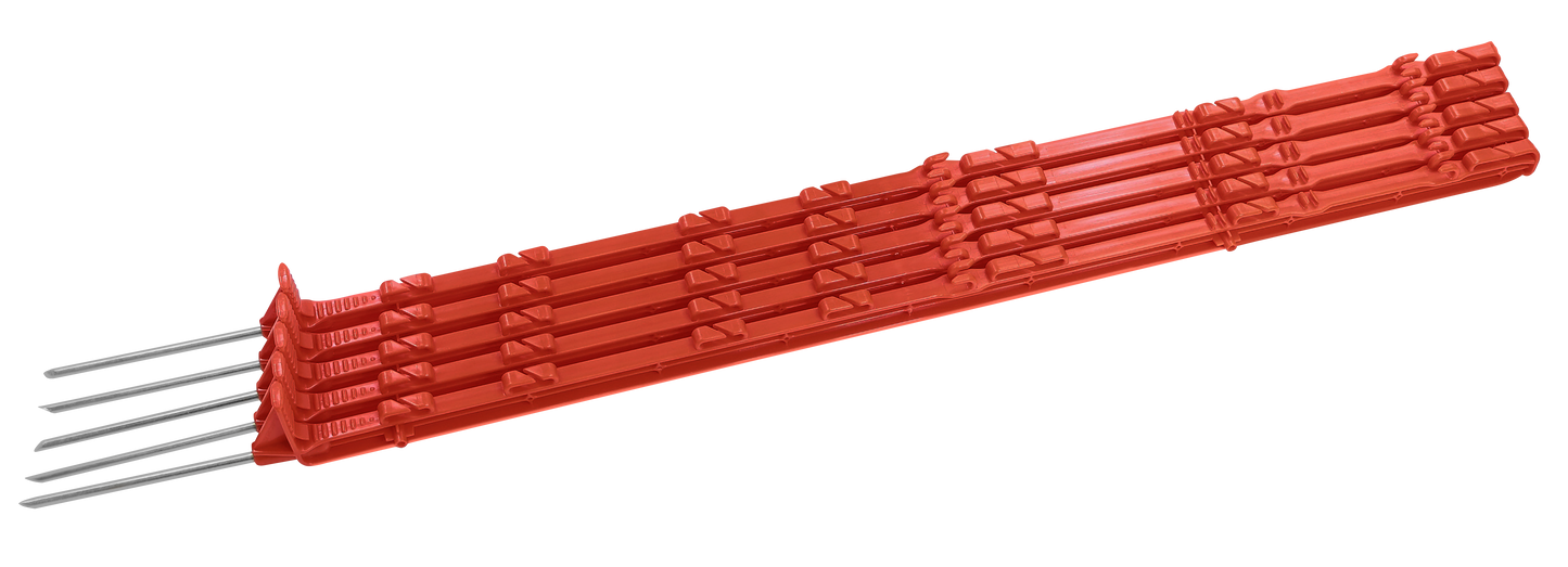 Słupek palik ogrodzeniowy pastucha 105 cm czerwony - 1 szt. | 102-028-025-01