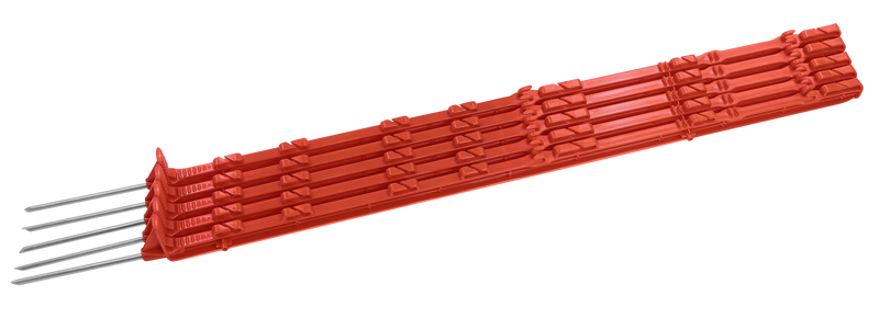 Słupek palik ogrodzeniowy pastucha 105 cm czerwony - 1 szt. | 102-028-025-01