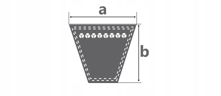 PAS KLINOWY PASEK B/17 x 686/726 | 17 X 686 - Centrum Techniczne Gałązka