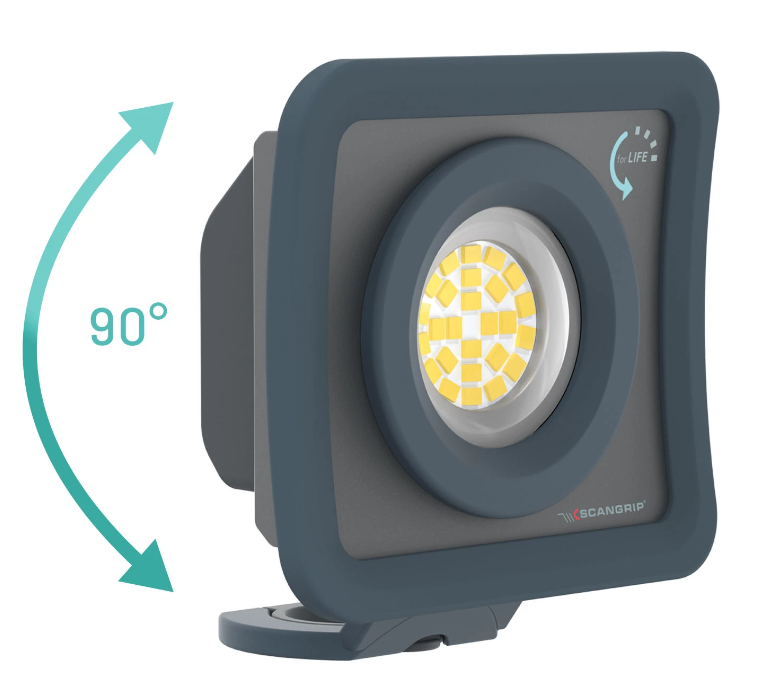 NOVA MINI 1000 LM – AKU LAMPA ROBOCZA Z UCHWYTEM SMART GRIP I WSKAŹNIKIEM BATERII | 03.6010
