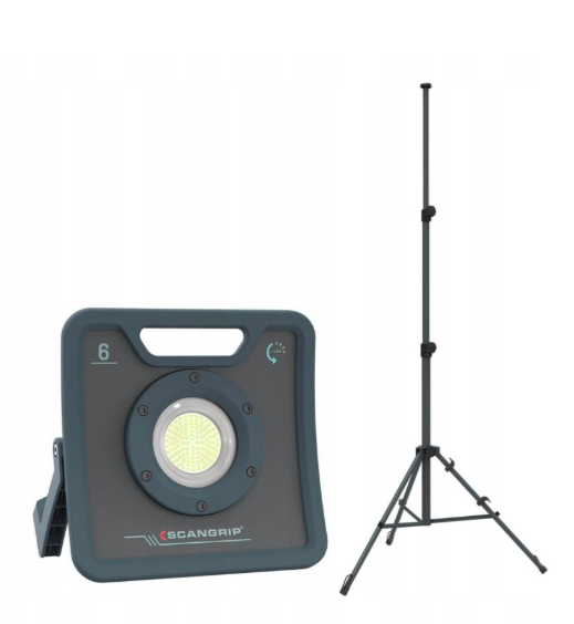 LAMPA ROBOCZA NOVA 6K ZE STATYWEM 3M 6000lm 6 poziomów regulacji | 49.0595