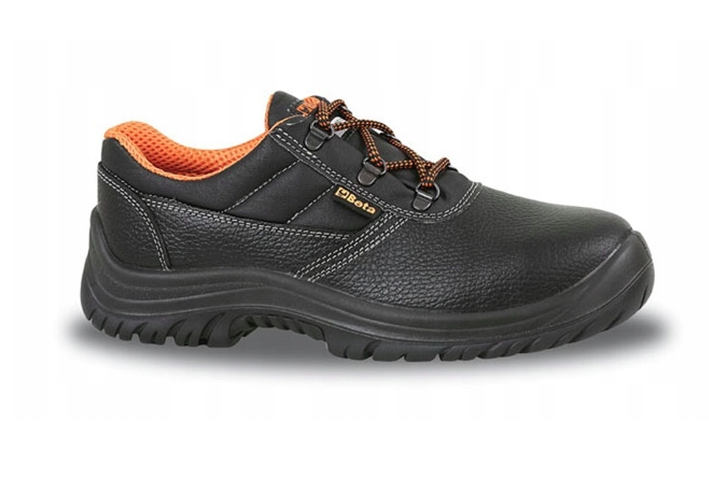 Półbuty zawodowe skórzane 7241FT r. 48 – trwałe i wygodne obuwie robocze BHP | 7241FT/48