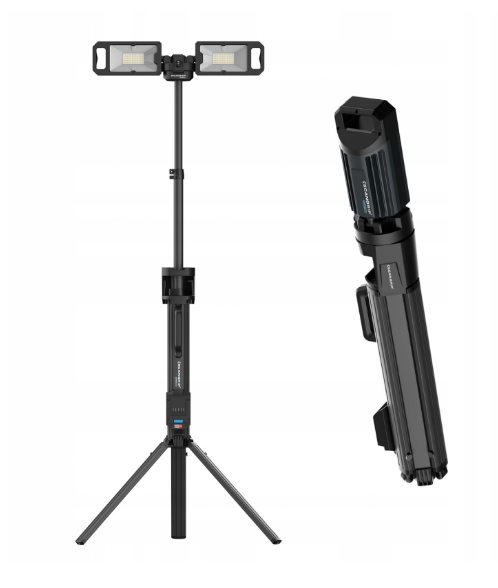 Halogen Lampa Tower 5 CONNECT ze statywem 5000 lm aplikacja | 03.6105C