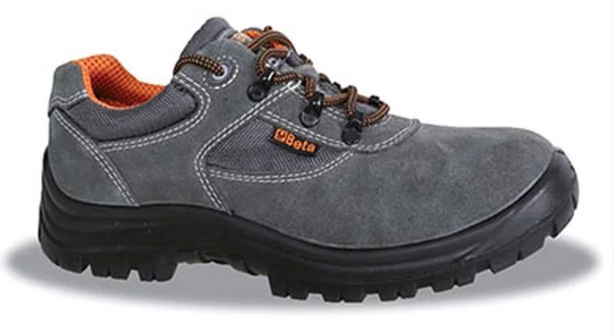 Półbuty robocze zamszowe 7248G r. 37 – wygodne i trwałe obuwie ochronne BHP | 7248G/37