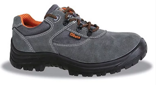 Półbuty robocze zamszowe 7248G r. 37 – wygodne i trwałe obuwie ochronne BHP | 7248G/37