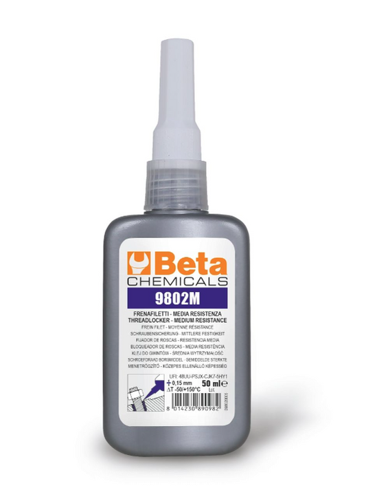 Klej do gwintów średnia siła 250ml butelka zabezpiecza przed luzowaniem | 9802M/250B-2