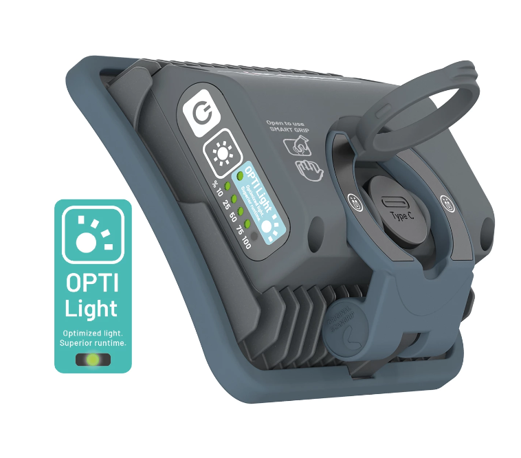 NOVA MINI 1000 LM – AKU LAMPA ROBOCZA Z UCHWYTEM SMART GRIP I WSKAŹNIKIEM BATERII | 03.6010