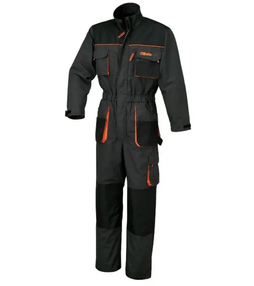 Kombinezon roboczy EASY szary – lekki i wygodny strój ochronny do codziennej pracy | 7905E/M