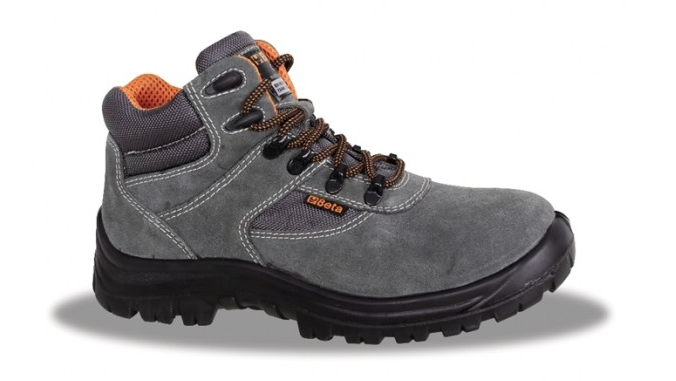 Trzewiki robocze zamszowe 7249G r. 36 – trwałe i komfortowe obuwie ochronne BHP | 7249G/36