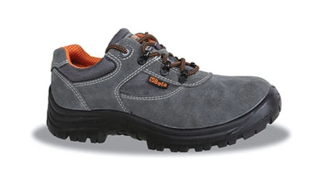 Półbuty robocze zamszowe 7248G r. 38 – wygodne i trwałe obuwie ochronne BHP | 7248G/38