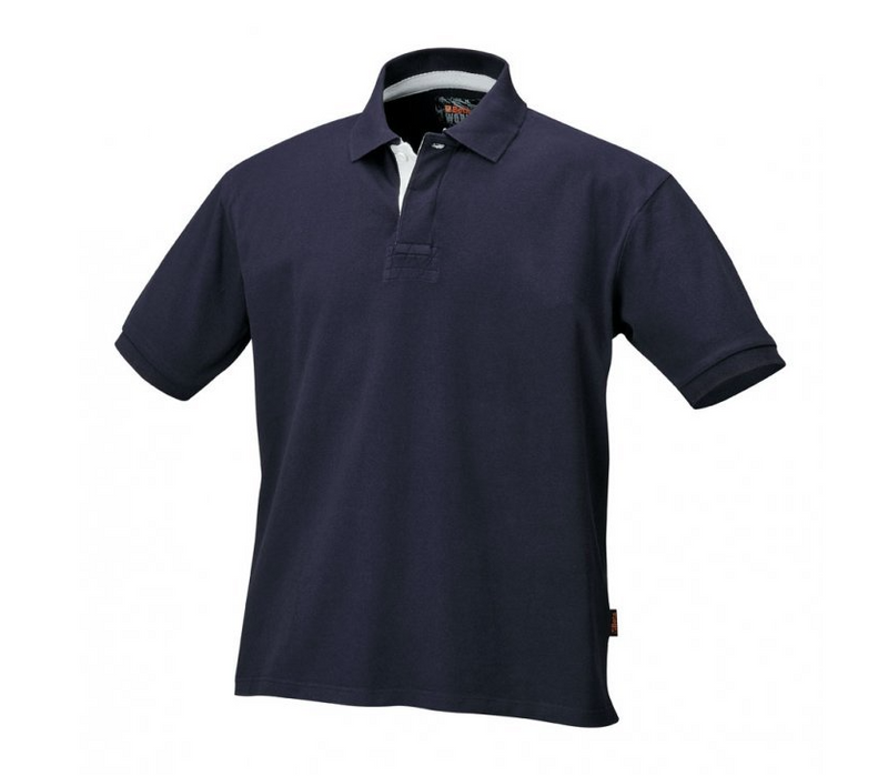 Koszulka polo bawełniana granatowa 7546BL r. 2XL – wygodna i trwała odzież robocza| 075460005