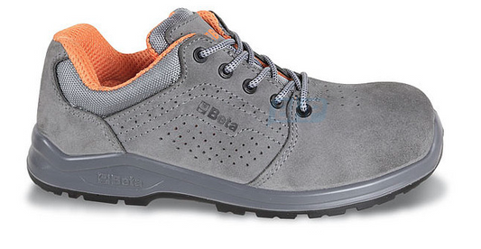 Zamszowe półbuty robocze 7248G r.40 – wytrzymałe, wygodne obuwie ochronne do pracy | 7248G/40