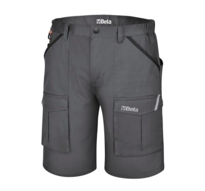 Spodnie robocze krótkie z bawełny 7931MG r. XXL – lekkie i wygodne do pracy latem | 79310405
