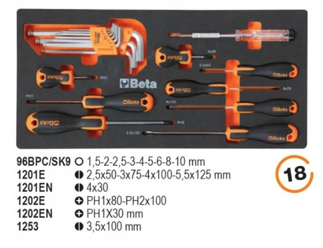 Zestaw narzędzi EASY 159 szt. w metalowej skrzynce komplet narzędzi warsztatowych | 2200E/21