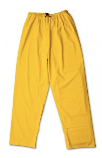 Spodnie wodoodporne PCV żółte 7970 r. M – niezawodna ochrona przed deszczem | 079700102