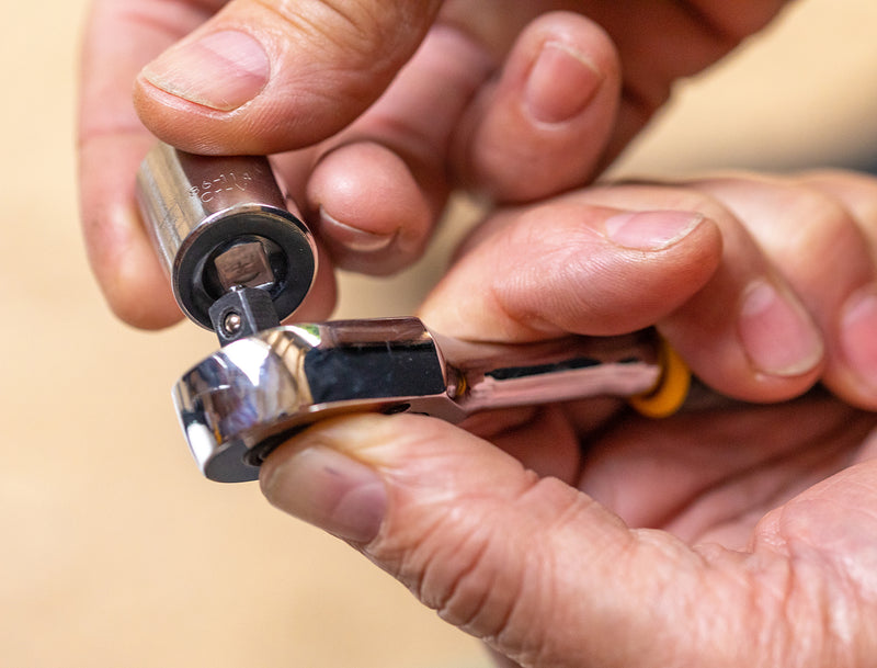 Zestaw grzechotka 1/4" i akcesoria do napraw i prac mechanicznych 11 szt. | STMT82666-0