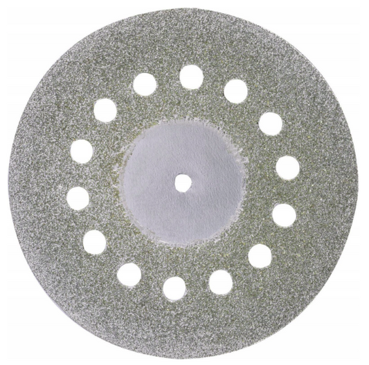 TARCZA DIAMENTOWA TNĄCA 38 MM PERFOROWANA Z TRZPIENIEM | 28846