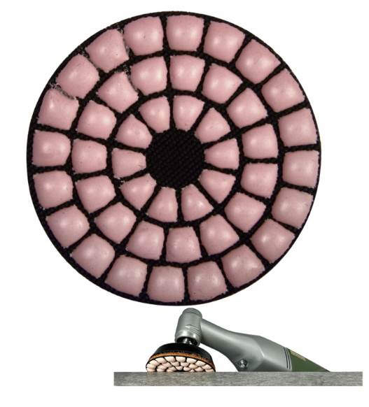 TARCZA PAD POLERSKI DIAMENTOWY 50 MM GRES P100 WP/E WP/A | 28657