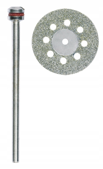 TARCZA TNĄCA DIAMENTOWA 20 MM PERFOROWANA Z TRZPIENIEM| 28844