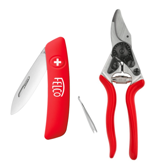 Zestaw ogrodowy: sekator Felco 6 i nóż Felco 500 do pielęgnacji | P042