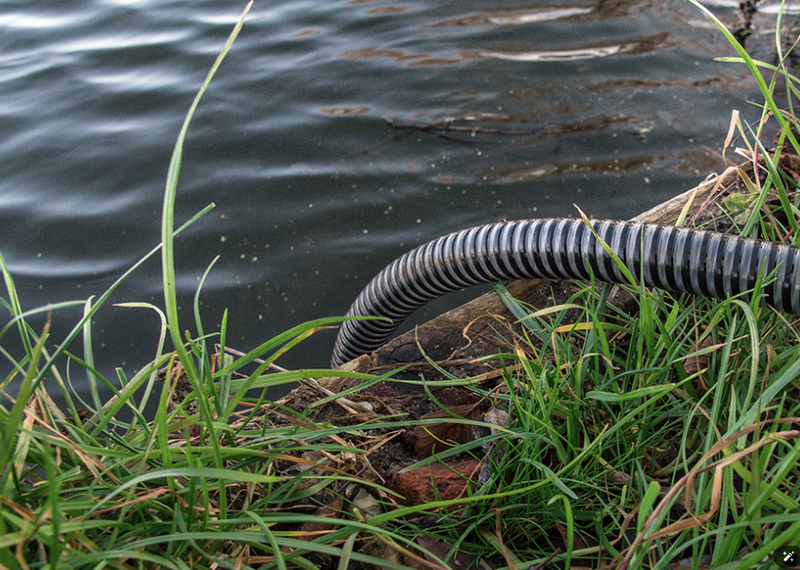 AQUATIC PLUS zestaw ssawno-tłoczny 4 m czarny do transportu wody i cieczy | SATP2204/BK-SET