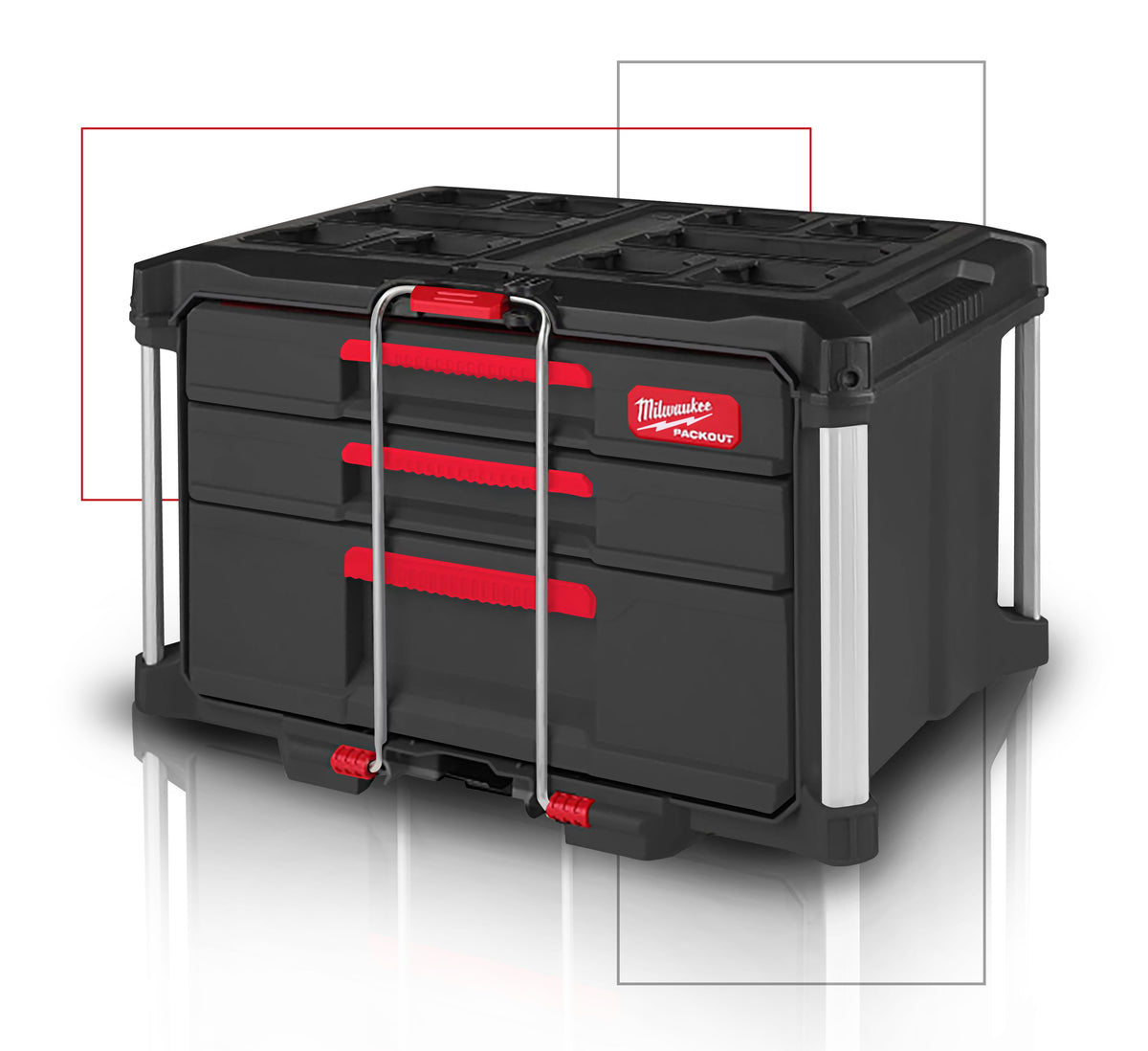 Skrzynia PACKOUT™ z szufladami 2+1 | 4932493190