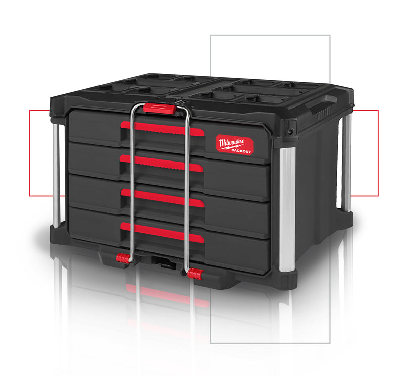 Skrzynia PACKOUT™ z 4 szufladami | 4932493189