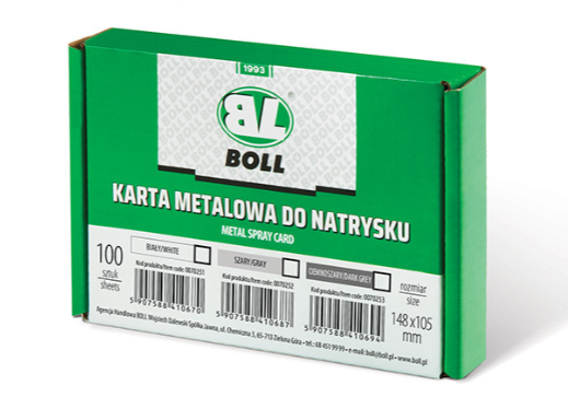 Karta metalowa do natrysku biała 148x105 | 0070251 - Centrum Techniczne Gałązka