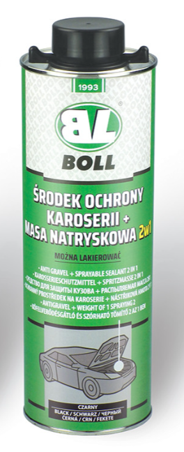 Środek ochrony karoserii 2w1 1l CZARNY | 0070111 - Centrum Techniczne Gałązka