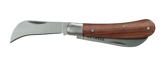 Nóż dla elektryków z podwójnym ostrzem do precyzyjnego cięcia przewodów i izolacji | STHT0-62687