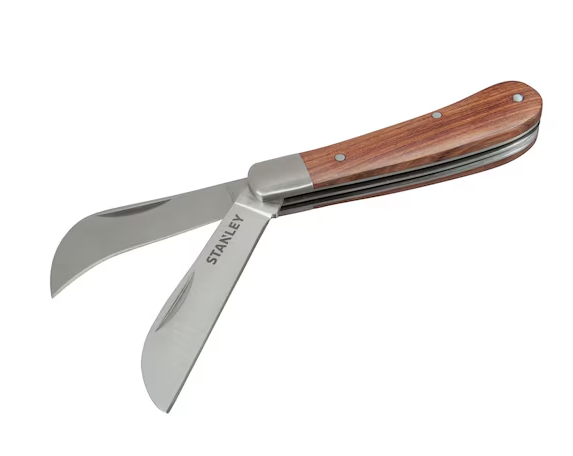 Nóż dla elektryków z podwójnym ostrzem do precyzyjnego cięcia przewodów i izolacji | STHT0-62687