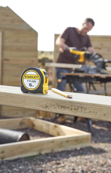 Miara ST Tylon 5 m x 19 mm z tworzywową obudową, trwała i wygodna do pomiarów| 0-30-697