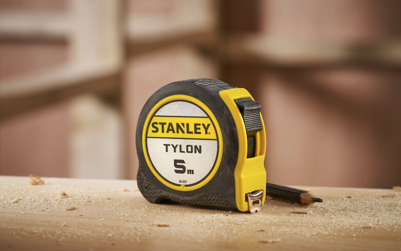 Miara ST Tylon 5 m x 19 mm z tworzywową obudową, trwała i wygodna do pomiarów| 0-30-697